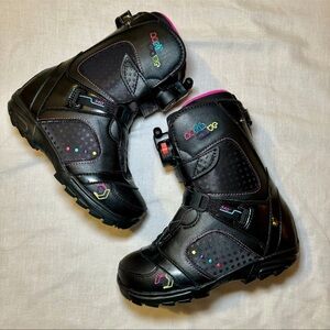 Northwave Grace T-Track Boa Girls Snowboard Boots Black & Pink New Size 4 Youth